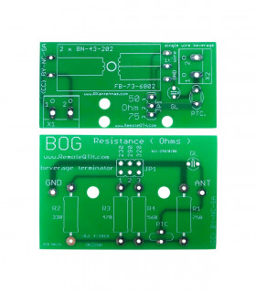 PCBs for Single wire beverage on ground