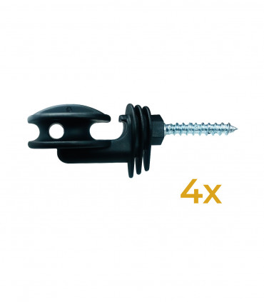 Insulator set End Side WOOD Screw-in (4)