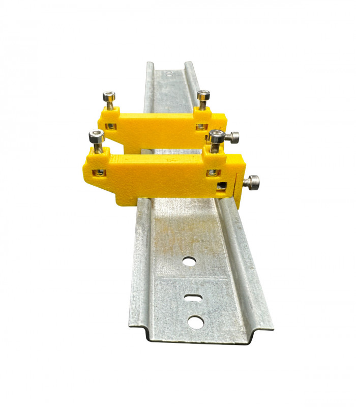 DIN rail PCB support