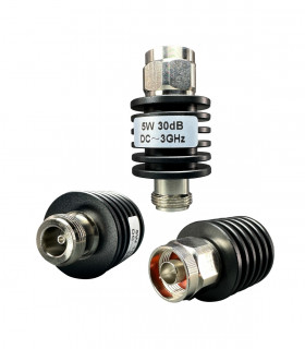 Attenuator with N 30dB 3GHz