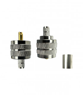 Connector PL SO-239 UHF male for RF-240 coax