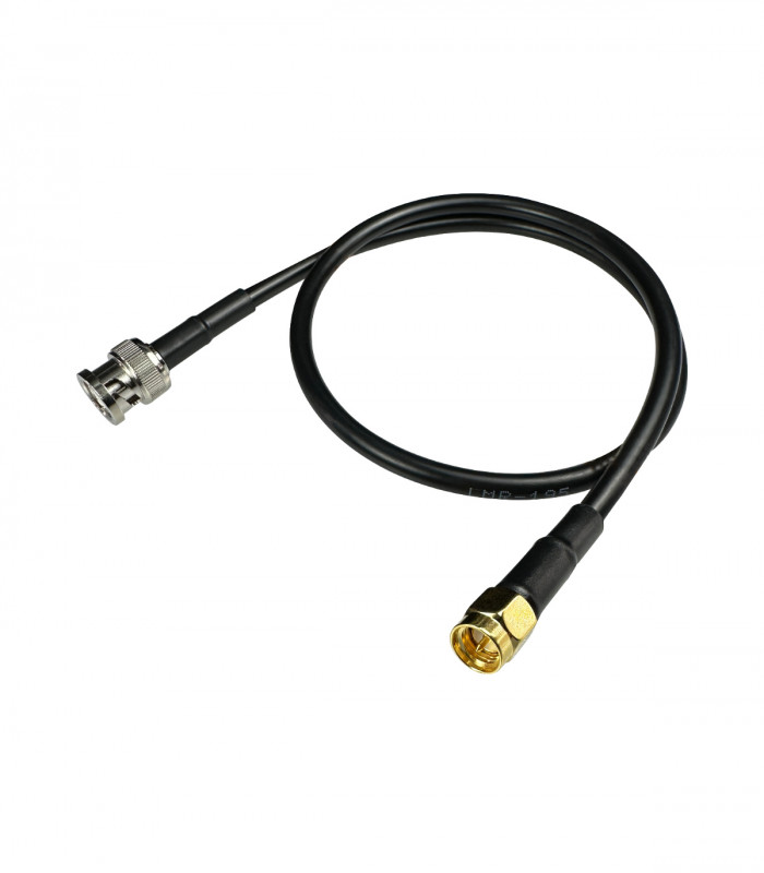 RF coax jumper cable LMR-195 SMA male to BNC male 50cm