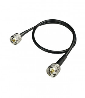 RF coax jumper cable LMR-195 PL SO-239 male to PL SO-239 male 2m