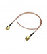 RF coax jumper cable RG-316 SMA male to SMA male 2m