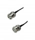 RF coax jumper cable RG-174 BNC male to BNC male 2m