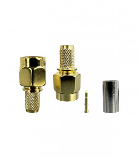 Connector SMA male for RG58 coax