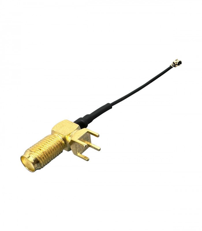 Coax cable pigtail SMA female (PCB) to IPEX 1 female 10cm