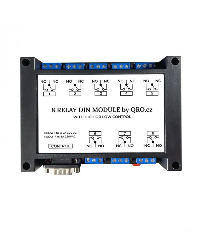 8 Relay DIN module