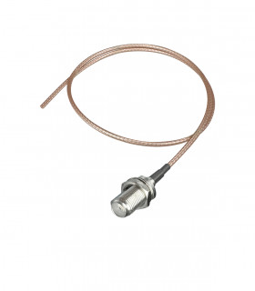 Connector F female with 120cm RG179