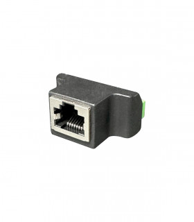 RJ45 female connector with terminal screws