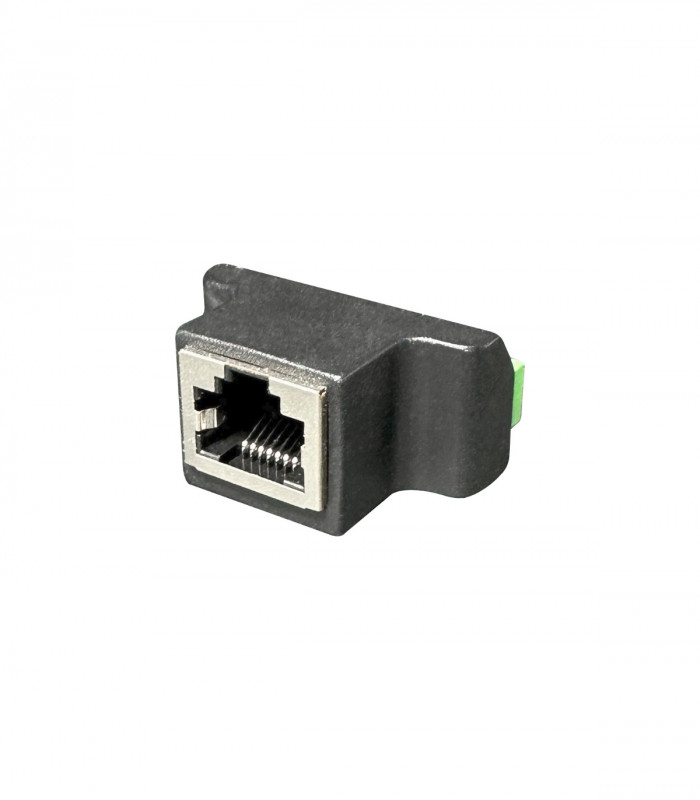 RJ45 female connector with terminal screws