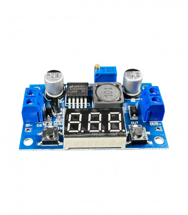 DC-DC step-down LM2596 3A with V-meter