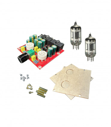 Tube stereo audio preamplifier