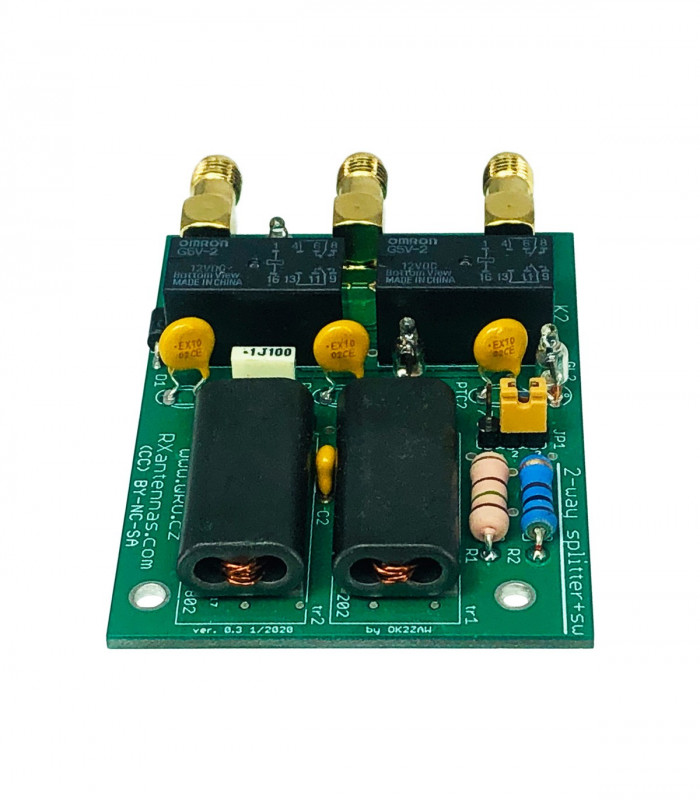 2-way small splitter with bypass