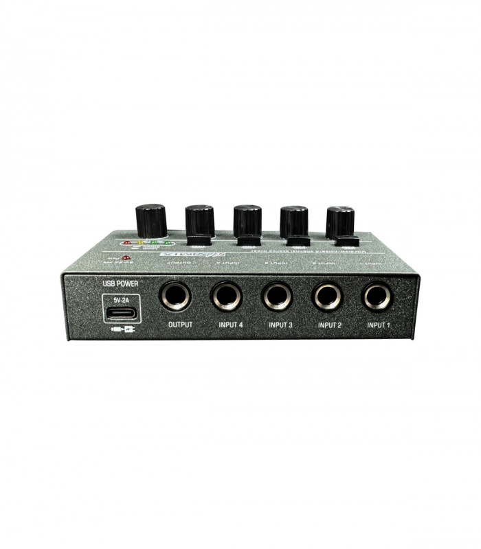 Audio mixer 4 channel stereo