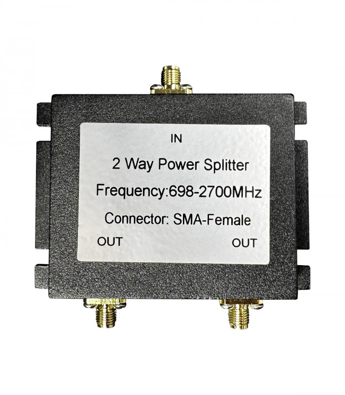 2-way UHF splitter box SMA 698~2700MHz