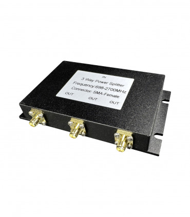 3-way UHF splitter box SMA 698~2700MHz