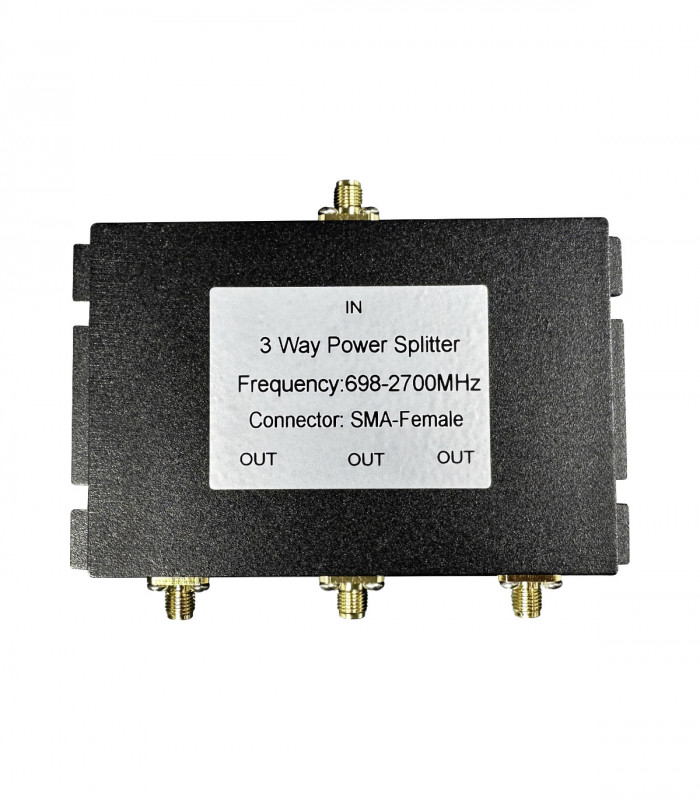 3-way UHF splitter box SMA 698~2700MHz