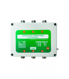 Common-mode current choke 3-PORT