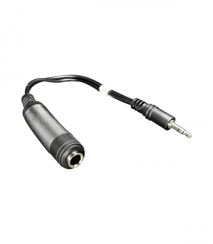 Jack 3.5mm male to 6.3mm female plug cable 0.2m