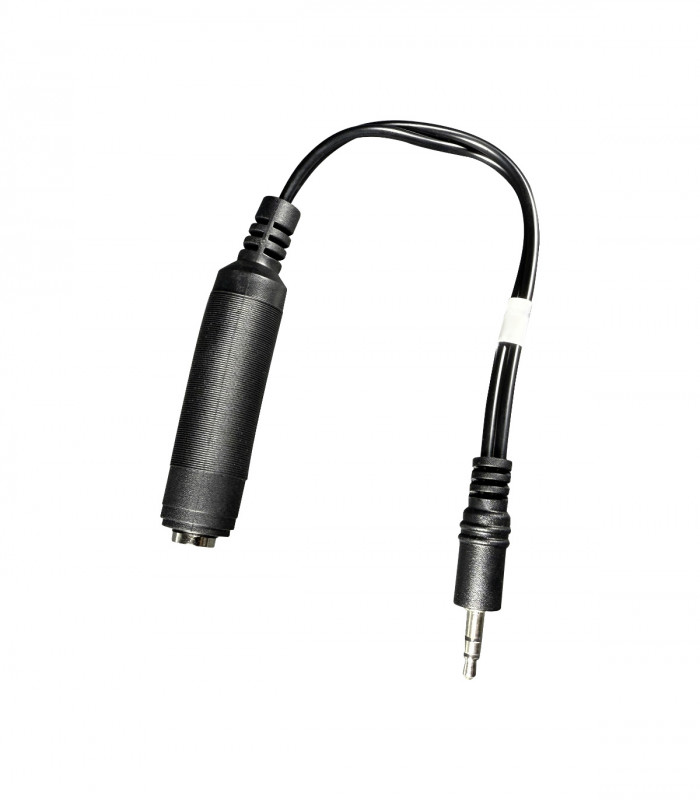 Jack 3.5mm male to 6.3mm female plug cable 0.2m