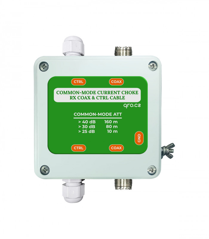 Common-mode current choke for coax & controller cable UNIVERSAL