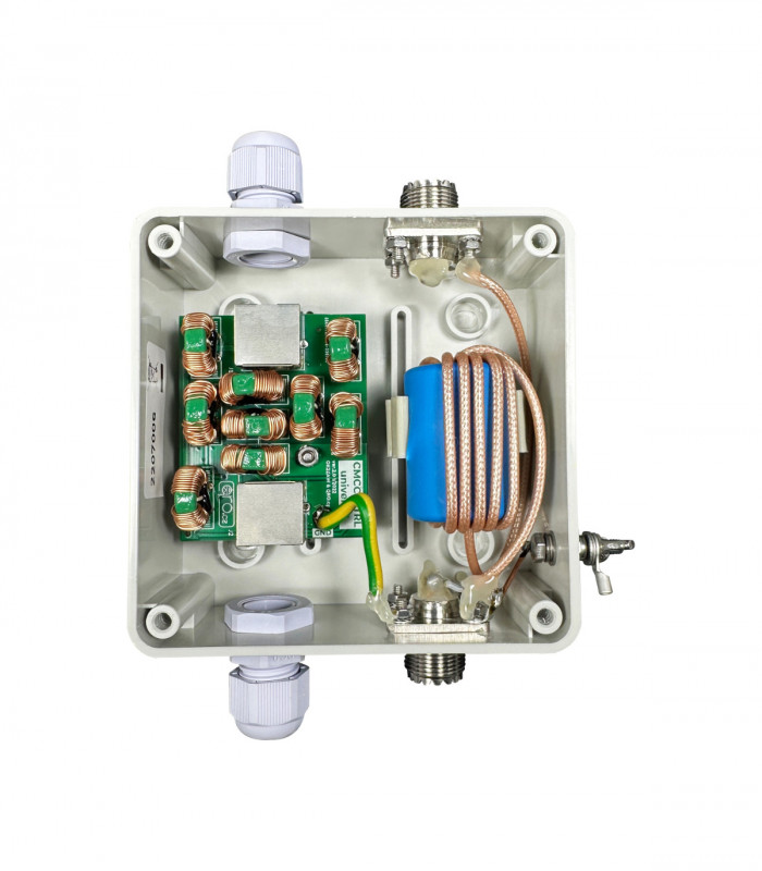 Common-mode current choke for coax & controller cable UNIVERSAL