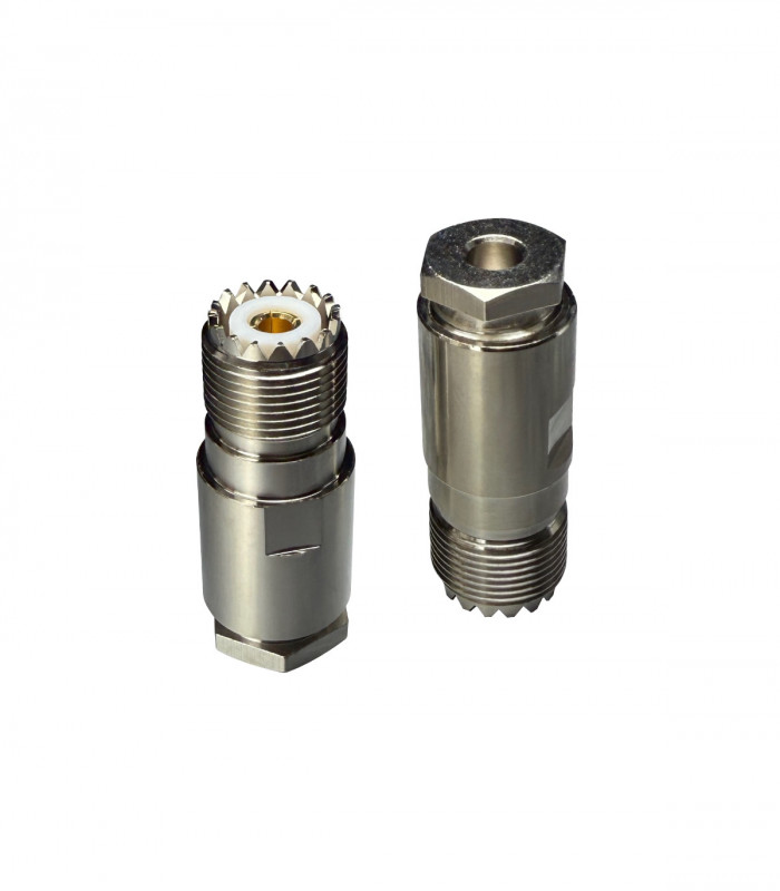 Connector PL UHF clamp female for RG58