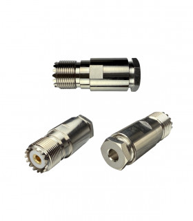 Connector PL UHF clamp female for RG58