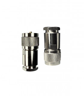 Connector PL UHF clamp plug male for RG8, H1000