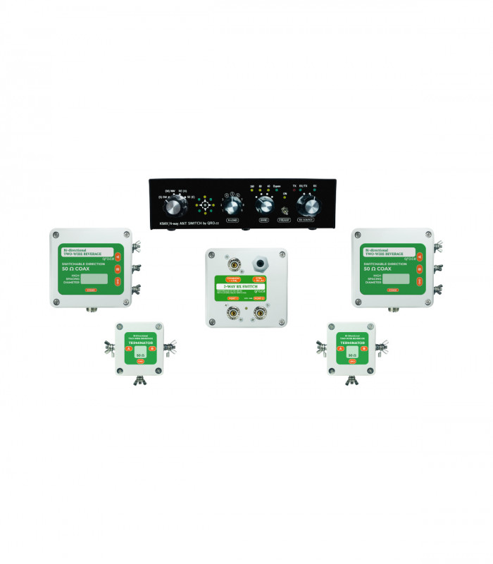 4-way Beverage antenna system MK2 - BI-DIR 150Ω PL