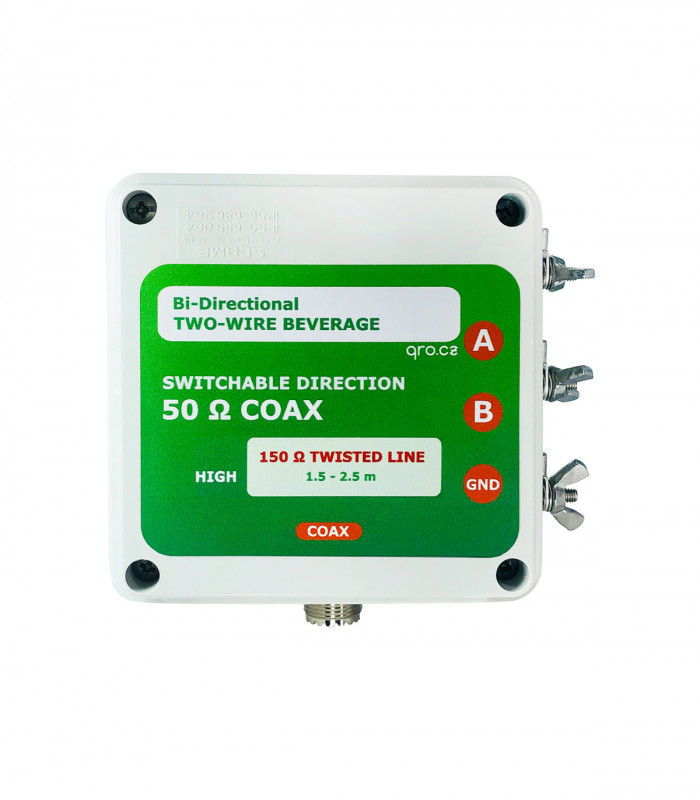 4-way Beverage antenna system MK2 - BI-DIR 150Ω PL