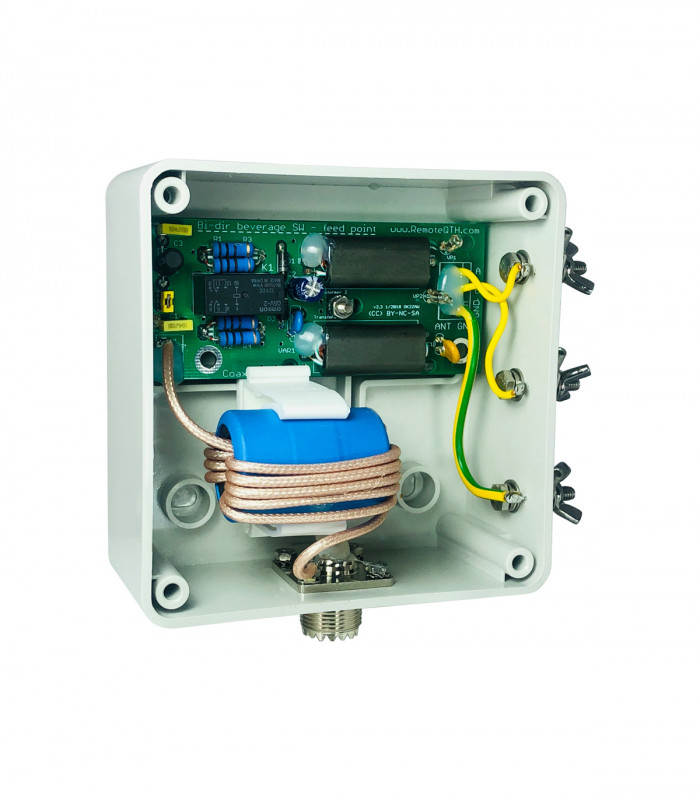 4-way Beverage antenna system MK2 - BI-DIR 150Ω PL