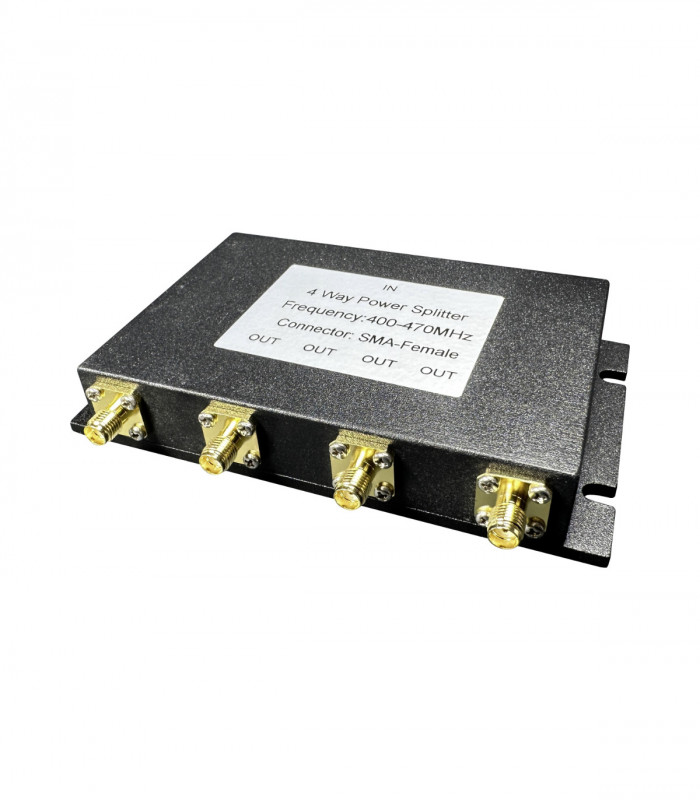 4-way UHF splitter box SMA 400~470MHz