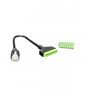 RJ45 cable with terminal screws