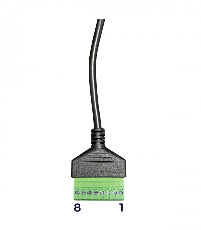 RJ45 cable with terminal screws