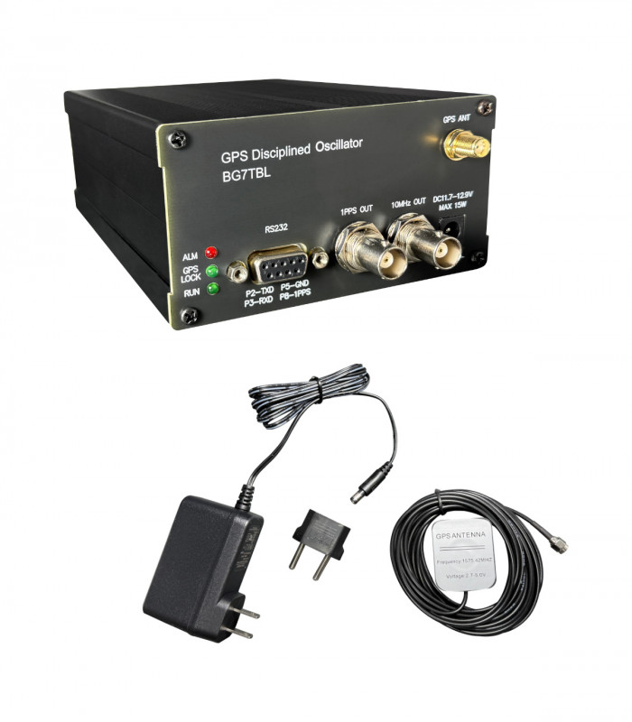 GPSDO 10MHz Disciplined oscillator BG7TBL with LCD