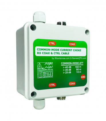 Common-mode current choke for coax & controller cable UNIVERSAL