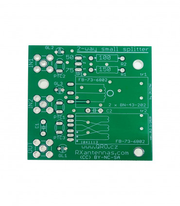 PCB for 2-way small splitter