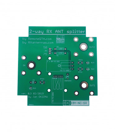 PCB for 2-way splitter box