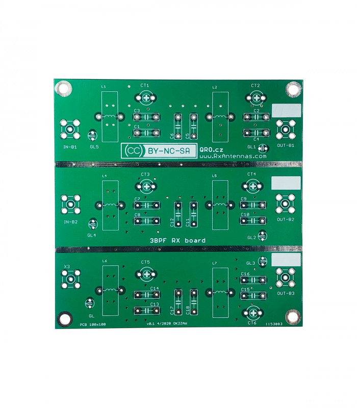 PCB for 3BPF RX board