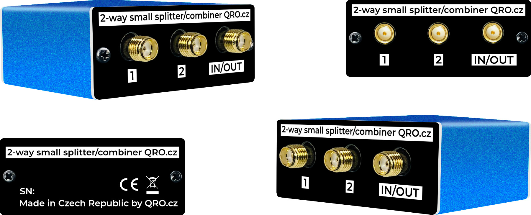 2-way small splitter combiner in box assembled qro.cz hamparts.shop