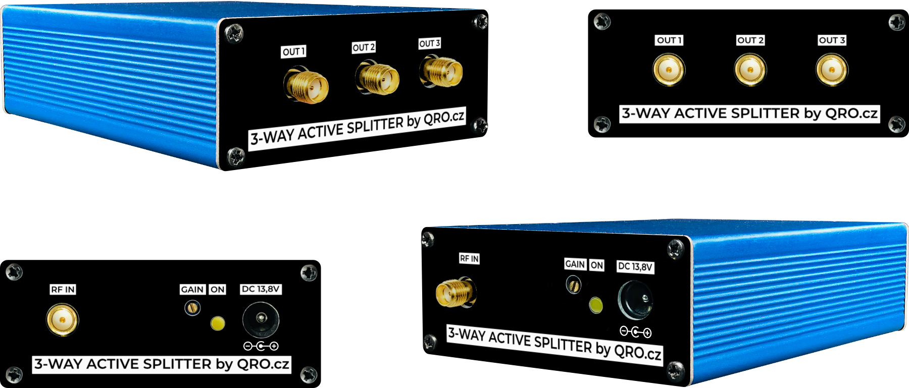 3way active splitter assembled in box qro.cz hamparts.shop