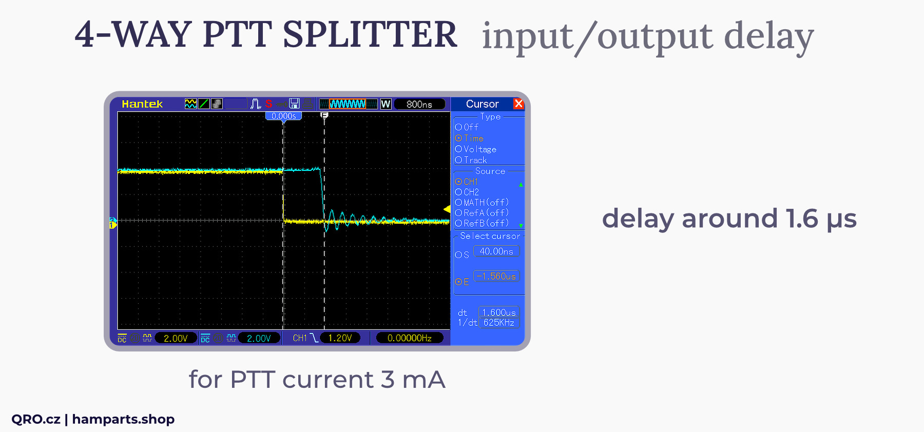 4-way ptt splitter delay by qro.cz hamparts.shop