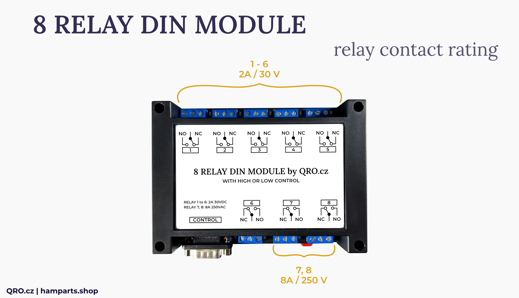 8 relay din module contact rating qro.cz hamparts.shop