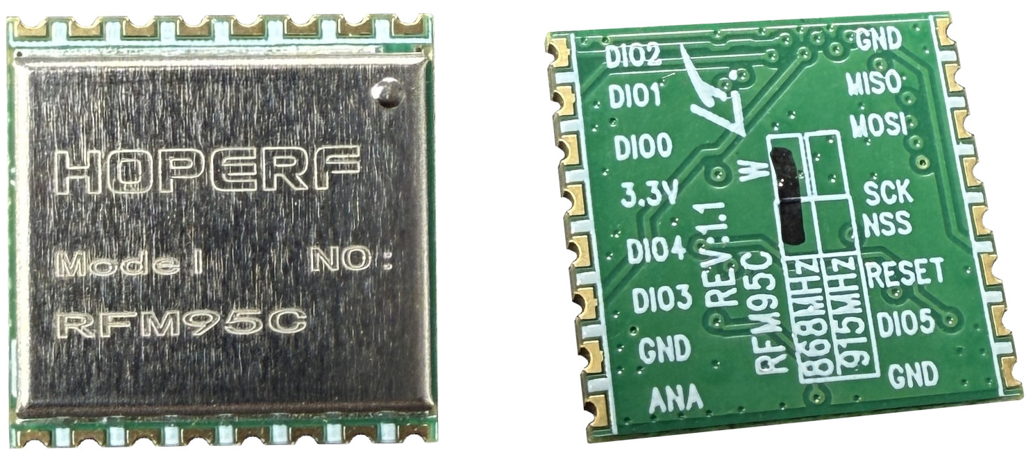 lora module RFM95CW 868 MHz qro.cz hamparts.shop