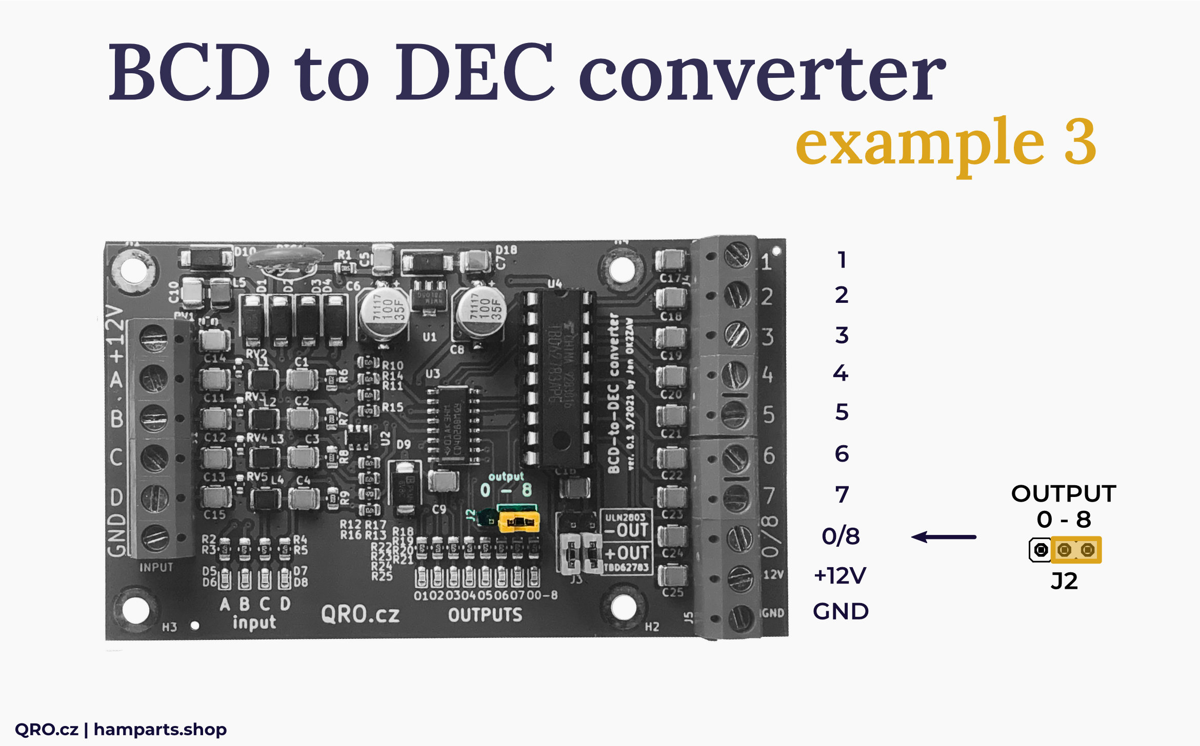 BCD to DEC converter switch example by qro.cz hamparts.shop