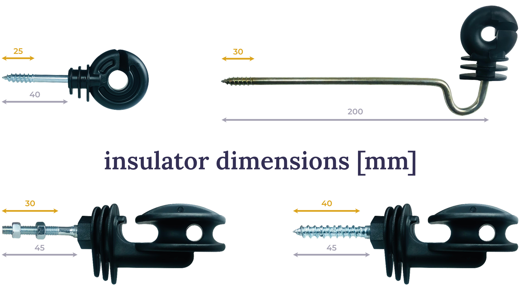 dimensions of insulators for amateur radio users by qro.cz hampart.shop