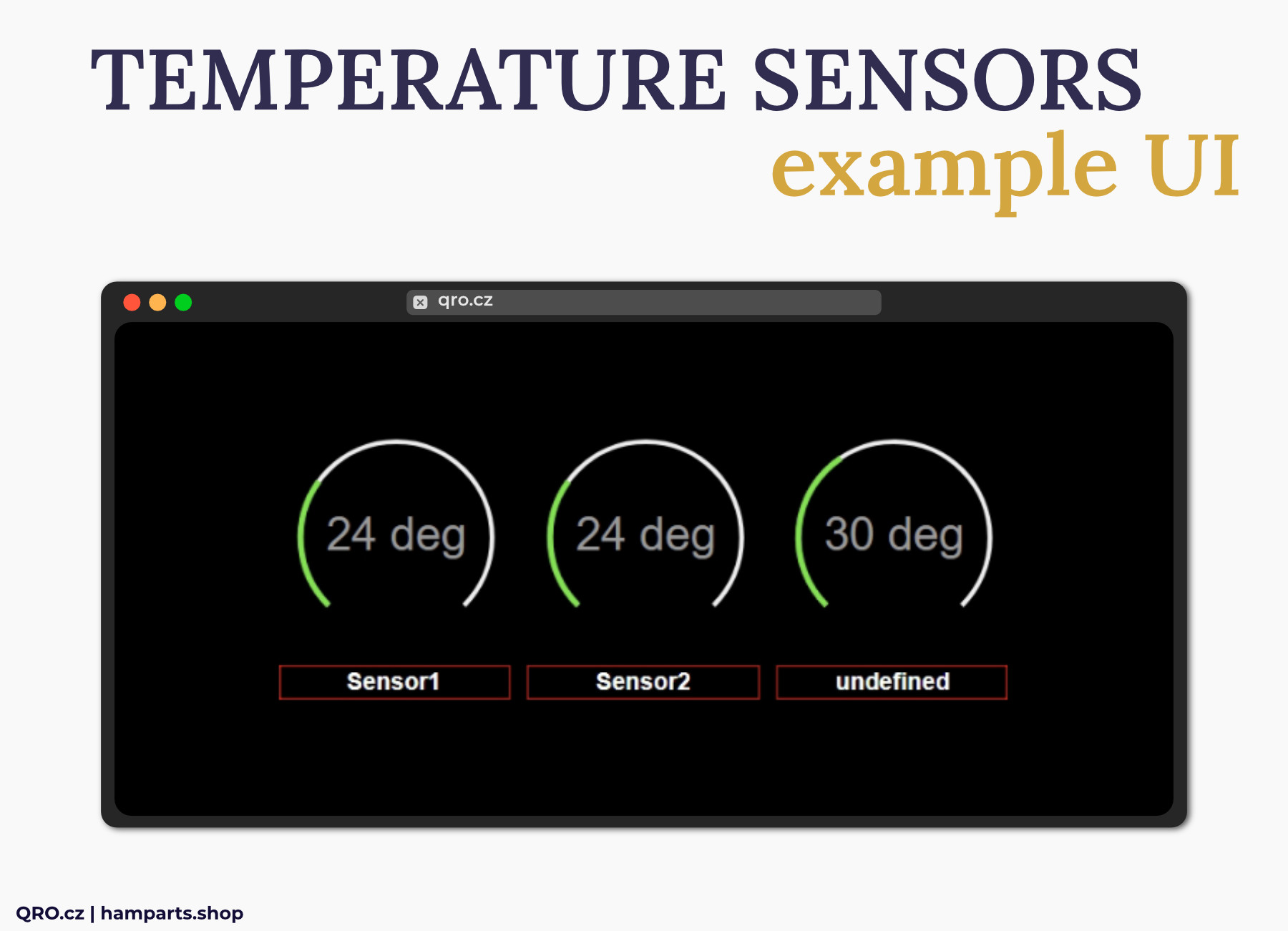 remote control example with temperature sensors 18B20  qro.cz hamparts.shop